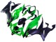 Carena Moto Kawasaki ZX6R 2019-2022 - Verde Nero Opaco
