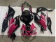 Carena Moto Kawasaki ZX6R 2019-2022 - Nero Lucido Rosa Ninja
