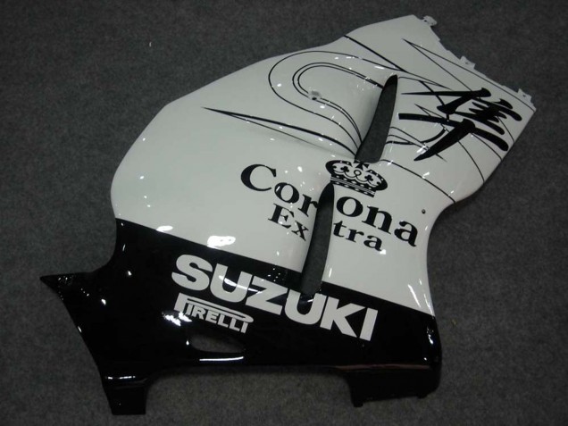 Carena Moto Suzuki GSXR 1300 Hayabusa 1996-2007 - Bianco Nero Corona