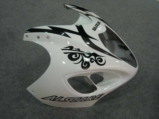 Carena Moto Suzuki GSXR 1300 Hayabusa 1996-2007 - Bianco Nero Corona