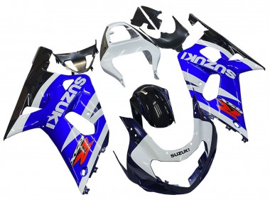 Carena Moto Suzuki GSXR 600 / GSXR 750 2001-2003 - Blu Bianco Nero Lucido Rosso