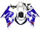 Carena Moto Suzuki GSXR 600 / GSXR 750 2001-2003 - Bianco Blu Nero Lucido Rosso