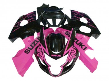 Carena Moto Suzuki GSXR 600 / GSXR 750 2004-2005 - Rosa Nero Lucido
