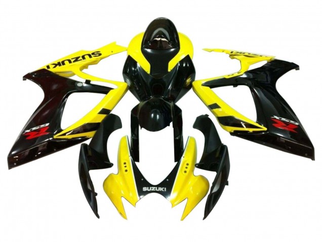 Carena Moto Suzuki GSXR 600 / GSXR 750 2006-2007 - Giallo Nero Lucido Rosso