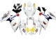 Carena Moto Suzuki GSXR 600 / GSXR 750 2006-2007 - Bianco Rosso Giallo Motul