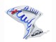 Carena Moto Suzuki GSXR 600 / GSXR 750 2006-2007 - Bianco Blu Fiamma