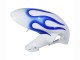 Carena Moto Suzuki GSXR 600 / GSXR 750 2006-2007 - Bianco Blu Fiamma