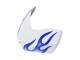 Carena Moto Suzuki GSXR 600 / GSXR 750 2006-2007 - Bianco Blu Fiamma
