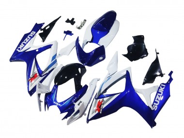 Carena Moto Suzuki GSXR 600 / GSXR 750 2006-2007 - Bianco Blu Nero Lucido Rosso