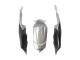 Carena Moto Suzuki GSXR 600 / GSXR 750 2008-2010 - Argento Nero Opaco