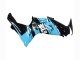 Carena Moto Suzuki GSXR 600 / GSXR 750 2011-2024 - Nero Lucido Azzurro Chiaro