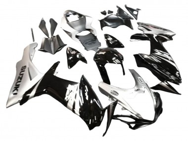 Carena Moto Suzuki GSXR 600 / GSXR 750 2011-2024 - Nero Lucido Argento
