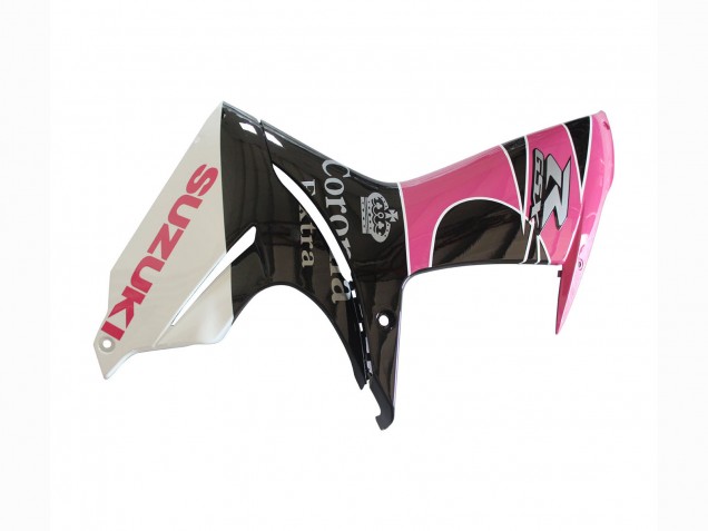 Carena Moto Suzuki GSXR 600 / GSXR 750 2011-2024 - Bianco Rosa Nero Corona