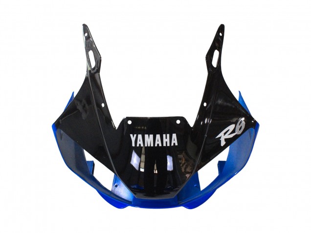 Carena Moto Yamaha YZF 600 R6 1998-2002 - Bianco Blu Nero Lucido