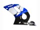 Carena Moto Yamaha YZF 600 R6 1998-2002 - Bianco Blu Nero Lucido