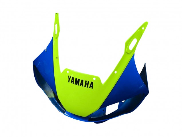 Carena Moto Yamaha YZF 600 R6 1998-2002 - Neon Verde Blu Bianco Champions