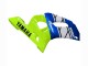 Carena Moto Yamaha YZF 600 R6 1998-2002 - Neon Verde Blu Bianco Champions