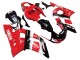 Carena Moto Yamaha YZF 600 R6 1998-2002 - Rosso Bianco Nero Lucido