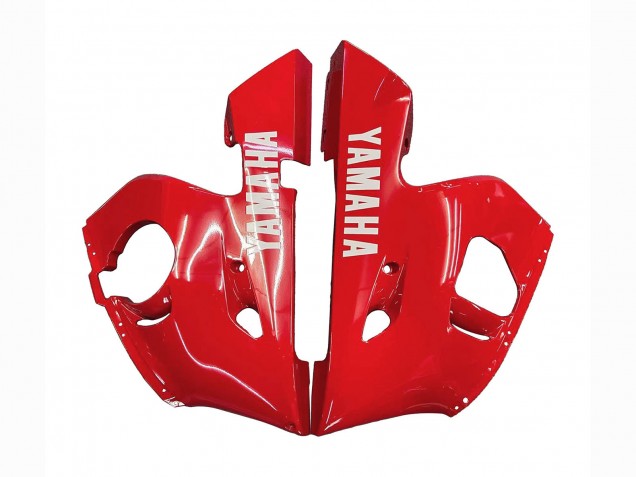 Carena Moto Yamaha YZF 600 R6 1998-2002 - Rosso Bianco Nero Lucido