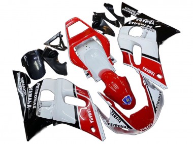 Carena Moto Yamaha YZF 600 R6 1998-2002 - Bianco Rosso Nero Petronas Yamalube 50th