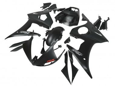 Carena Moto Yamaha YZF R6 2003-2004 - Nero Opaco