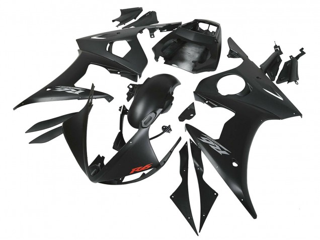 Carena Moto Yamaha YZF R6 2003-2004 - Nero Opaco
