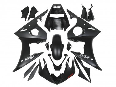 Carena Moto Yamaha YZF R6 2003-2004 - Nero Opaco