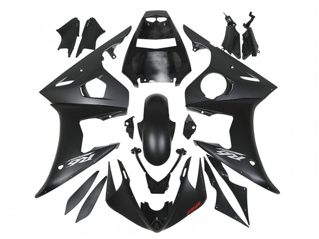 Carena Moto Yamaha YZF R6 2003-2004 - Nero Opaco