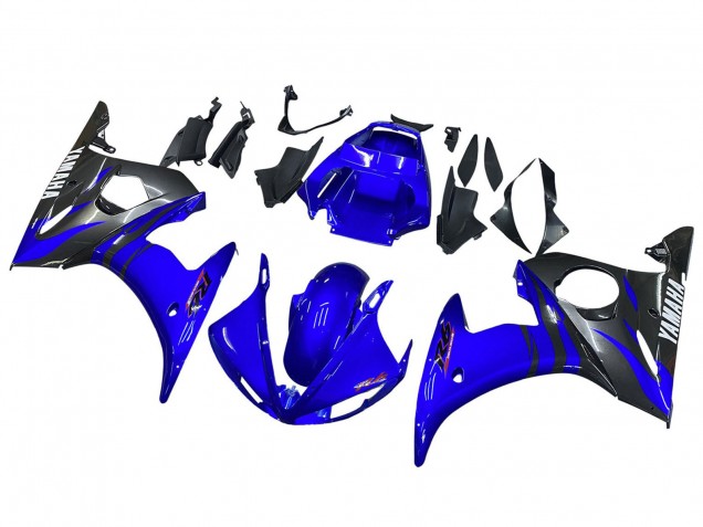 Carena Moto Yamaha YZF R6 2003-2004 - Blu Nero Lucido