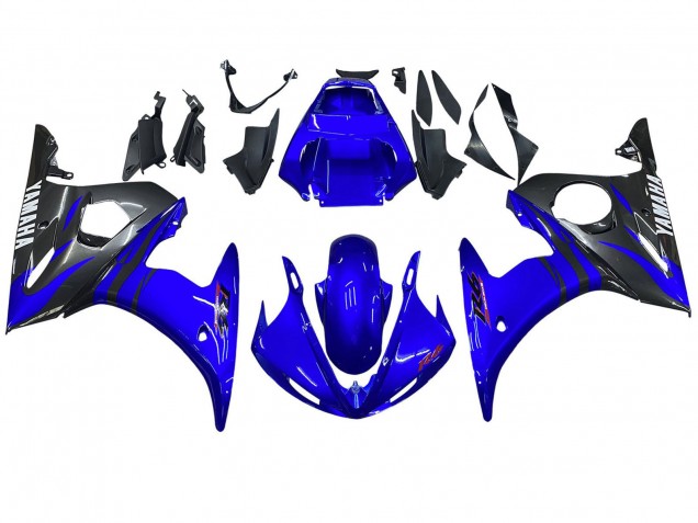 Carena Moto Yamaha YZF R6S 2006-2009 - Blu Nero