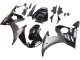 Carena Moto Yamaha YZF R6 2003-2004 - Nero Lucido Nero Opaco Bianco Decals