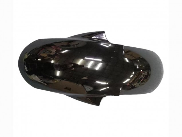 Carena Moto Yamaha YZF R6 2003-2004 - Nero Lucido Nero Opaco Bianco Decals