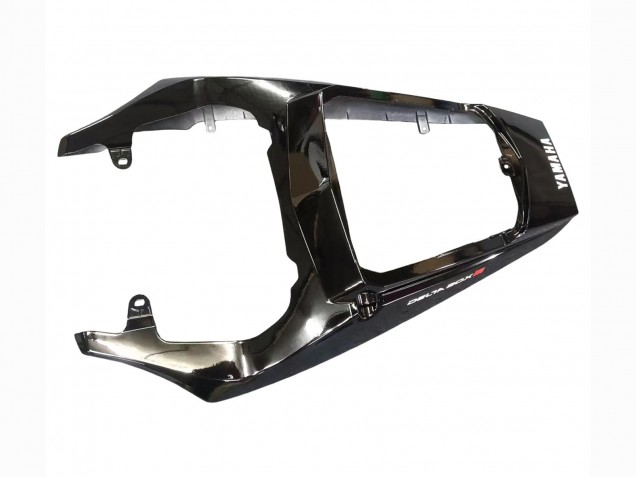 Carena Moto Yamaha YZF R6 2003-2004 - Nero Lucido Nero Opaco Bianco Decals