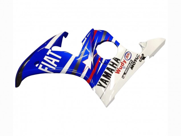 Carena Moto Yamaha YZF R6 2003-2004 - Bianco Blu Fiat Motul Kastinee