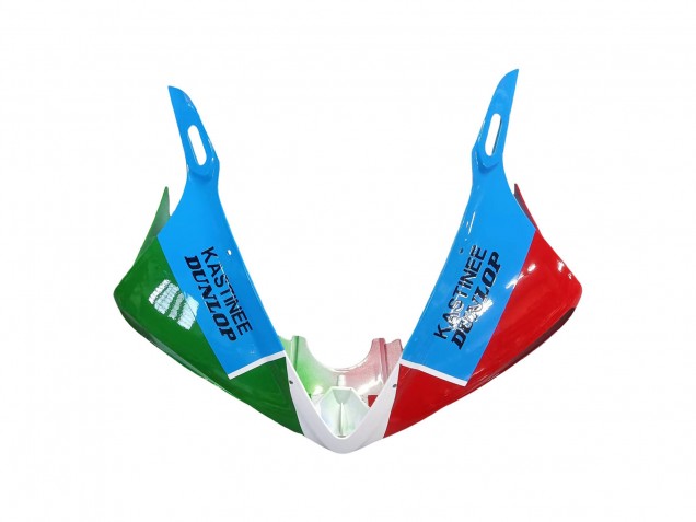 Carena Moto Yamaha YZF R6 2003-2004 - Bianco Blu Verde Rosso Kastinee Dunlop Motul