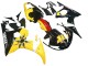 Carena Moto Yamaha YZF R6 2003-2004 - Giallo Rosso Nero Lucido 46