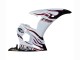 Carena Moto Yamaha YZF R6S 2006-2009 - Bianco Dark Nero Fiamma
