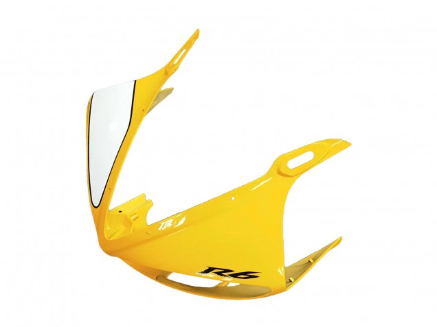 Carena Moto Yamaha YZF R6S 2006-2009 - Giallo Bianco Nero Lucido