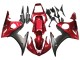 Kit Carena Moto Yamaha YZF R6S 2006-2009 - Rosso Nero Opaco