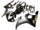 Carena Moto Yamaha YZF R6 2003-2004 - Nero Lucido Nero Opaco Oro Decals