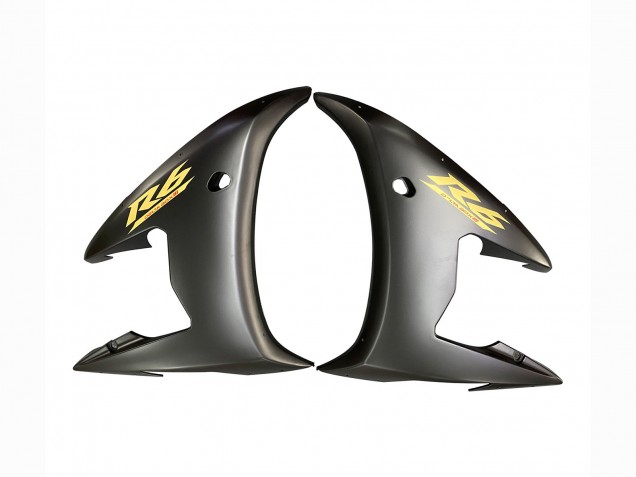Carena Moto Yamaha YZF R6 2003-2004 - Nero Lucido Nero Opaco Oro Decals