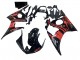 Carena Moto Yamaha YZF R6 2003-2004 - Nero Lucido Rosso