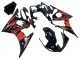 Carena Moto Yamaha YZF R6S 2006-2009 - Nero Lucido Rosso