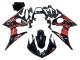 Carena Moto Yamaha YZF R6S 2006-2009 - Nero Lucido Rosso