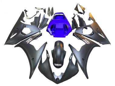 Carena Moto Yamaha YZF R6 2003-2004 - Blu Nero Opaco