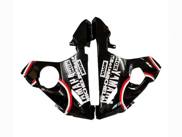 Carena Moto Yamaha YZF R6 2003-2004 - Nero Lucido Rosso Bianco Lucky Strike Motul