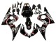 Carena Moto Yamaha YZF R6S 2006-2009 - Nero Lucido Rosso Bianco Lucky Strike Motul