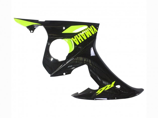 Carena Moto Yamaha YZF R6 2003-2004 - Nero Lucido Neon Giallo