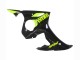 Carena Moto Yamaha YZF R6S 2006-2009 - Nero Lucido Neon Giallo