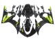 Carena Moto Yamaha YZF R6S 2006-2009 - Nero Lucido Neon Giallo